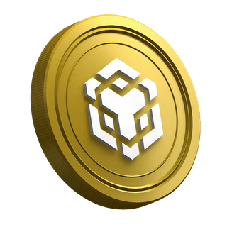 Binance BNB cryptocurrency coin on a guide page for new traders