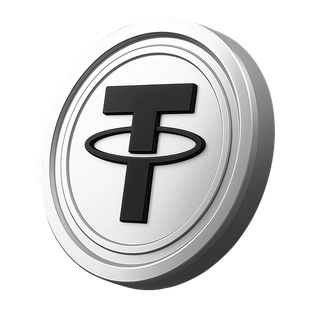 Tether USDT crypto coin on a section about building investor trust